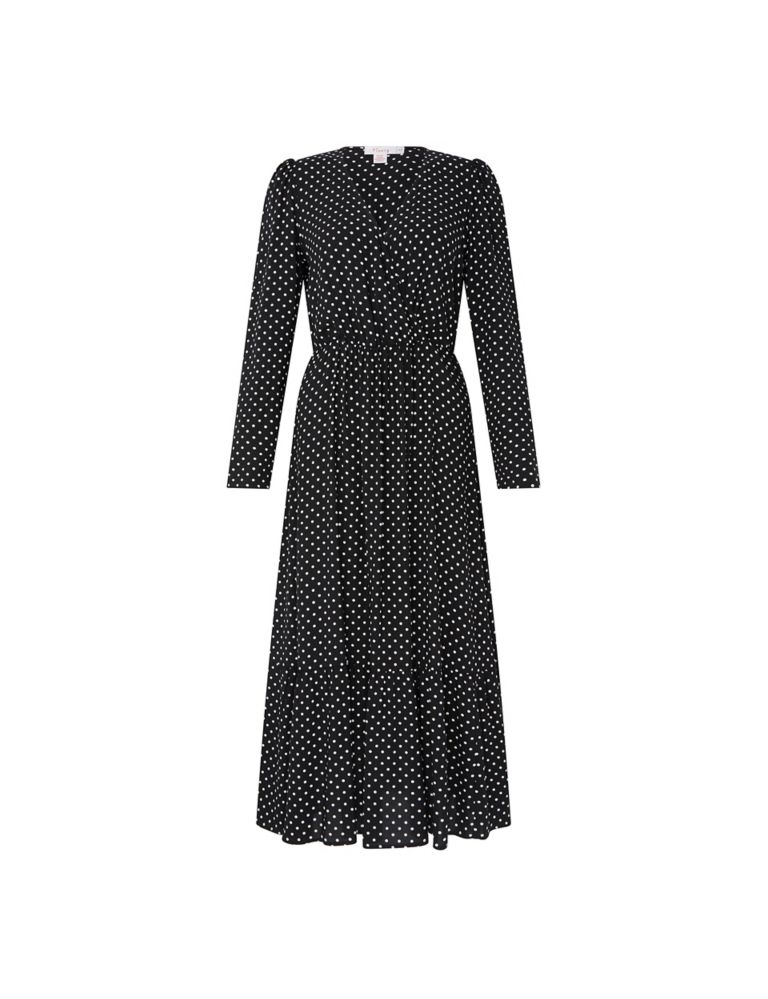 Polka Dot V-Neck Midi Tea Dress | Finery London | M&S