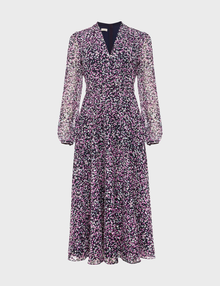 English factory pintuck ditsy floral dress sale