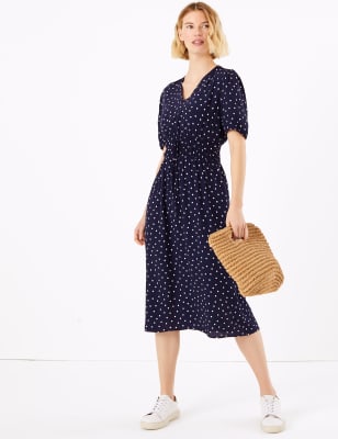 m&s ladies midi dresses