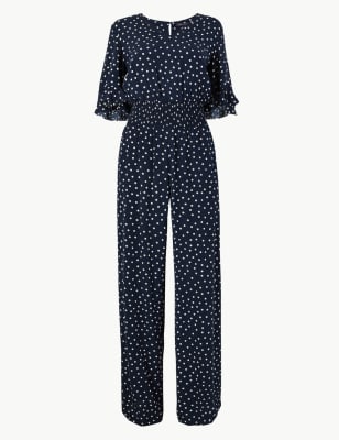 Marks and spencer store jumpsuit polka dot