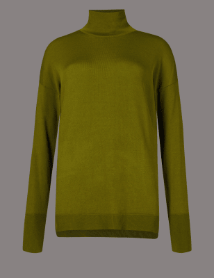marks and spencer mens roll neck