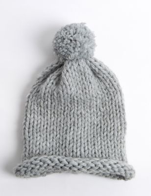 Pom Pom Hat Knitting Kit Image 2 of 4