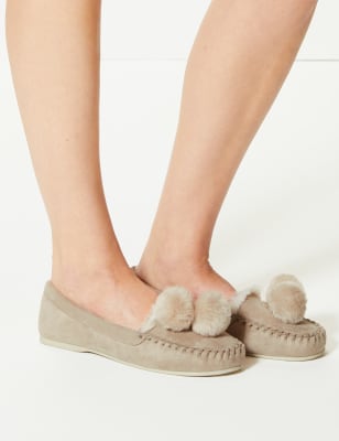 marks and spencer moccasin slippers