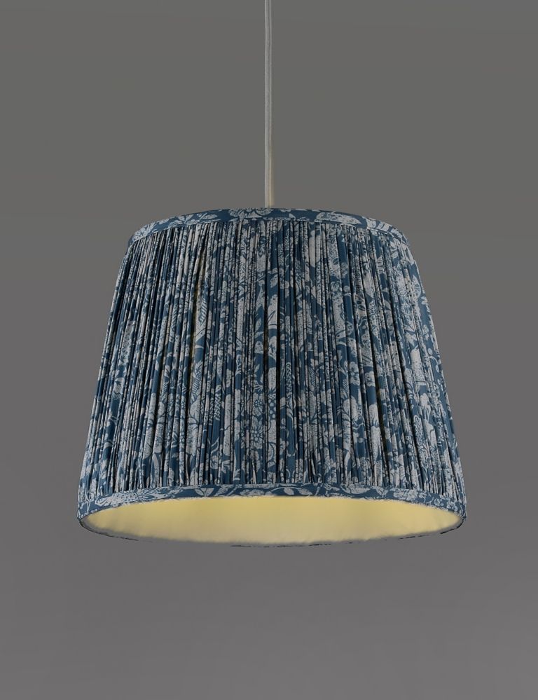 Pomegranate Pleated Tapered Lamp Shade 8 of 8