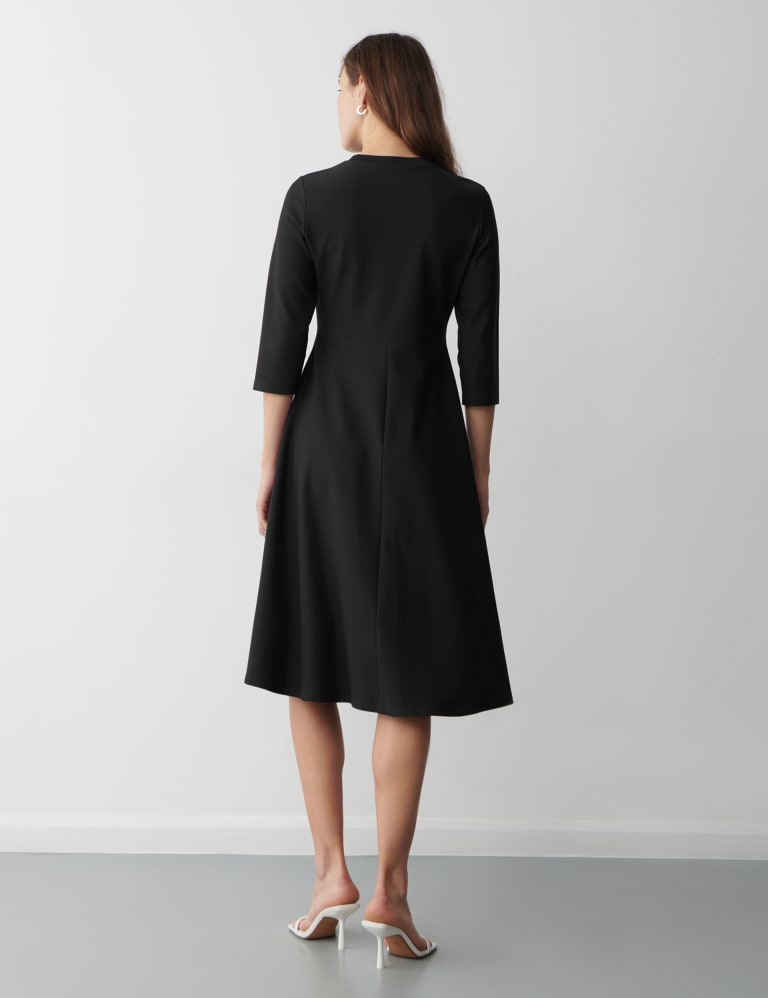 Ponte Midi Swing Dress Finery London M S