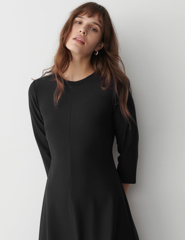 Long sleeve ponte dress sale
