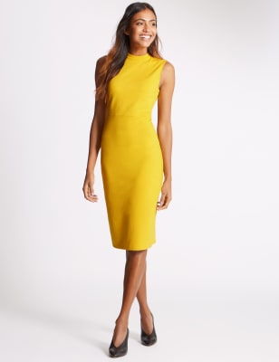 Ponte sleeveless clearance dress