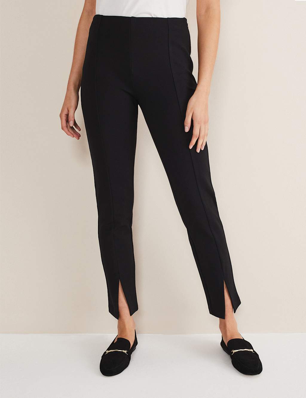 Ponte Split Front Slim Fit Leggings Phase Eight M&S