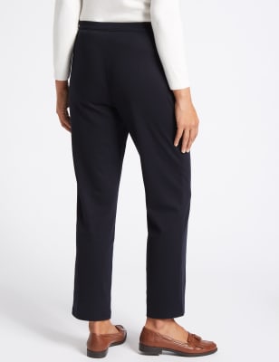 Posh Ponte Slim Leg Trousers, M&S Collection