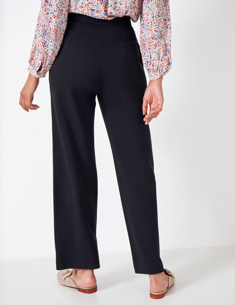 Ponte Straight Leg Trousers Crew Clothing M S