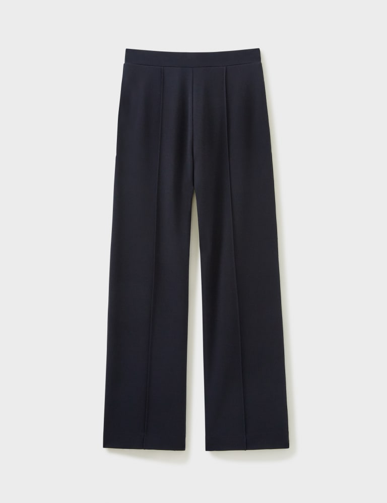 Ponte Straight Leg Trousers | Crew Clothing | M&S