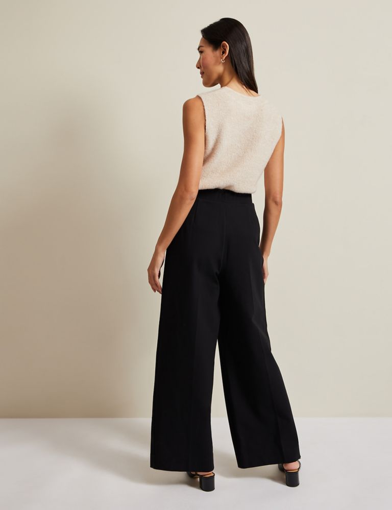 Ponte Wide Leg Trousers 4 of 6