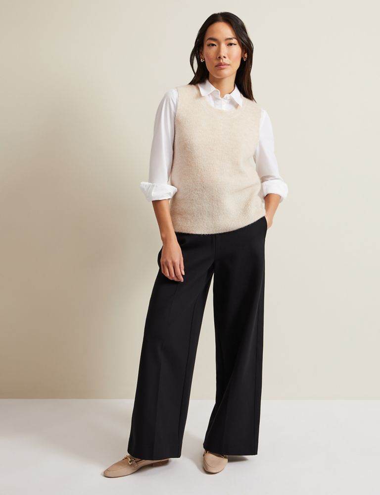 Ponte Wide Leg Trousers 6 of 6
