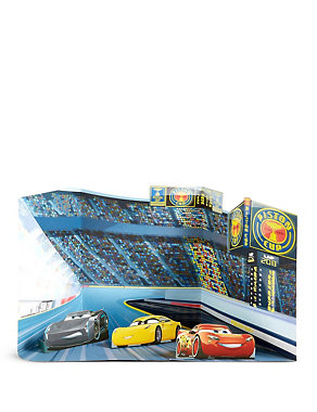 Pop-Up Cars™ Racing Track Scene Birthday Card Image 2 of 6