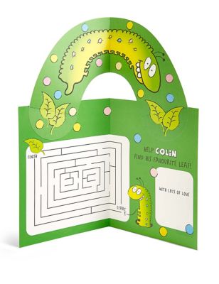 Pop-Up Colin the Caterpillar Activity Birthday Card Image 2 of 3