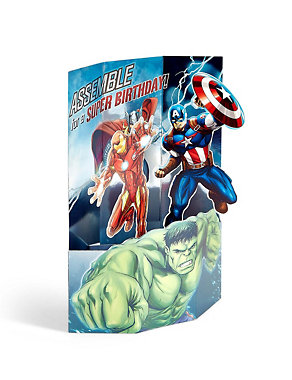 Pop-Up Marvel Avengers™ Assemble Birthday Card Image 2 of 3