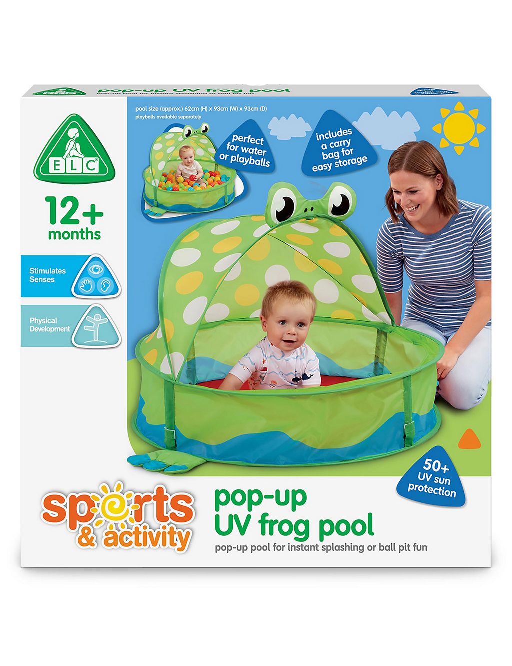 Pop-Up UV Frog Pool (12+ Mths) 1 of 2