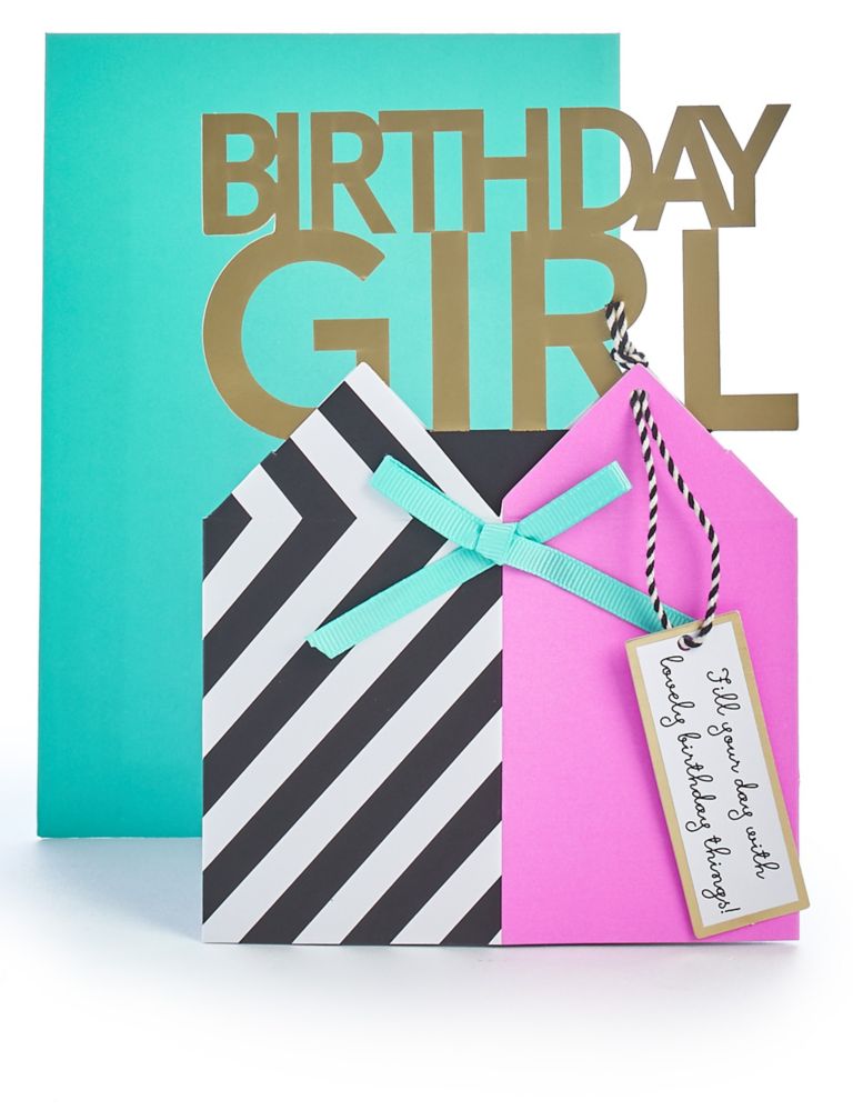 Pop-up Birthday Girl Birthday Card 1 of 3