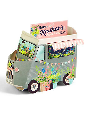 Pop-up Flower Shop Van Mother's Day Card Image 2 of 4