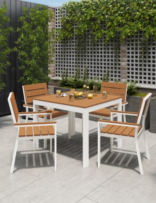 Oporto dining table with 4 deals chairs