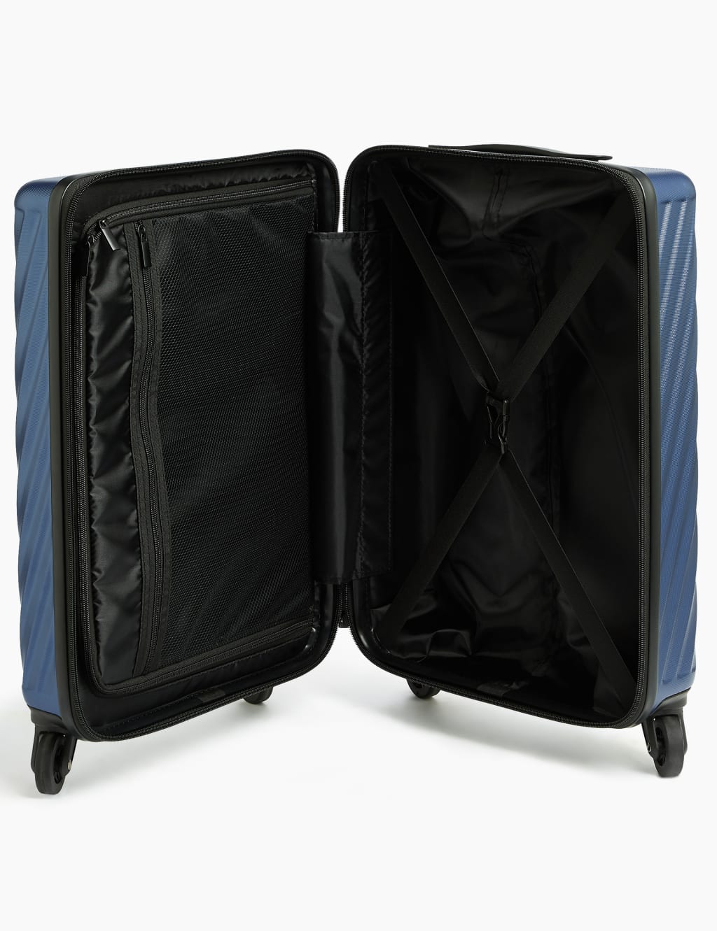 Porto 4 Wheel Hard Shell Cabin Suitcase M&S