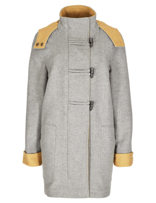 Womens duffle coat marks and clearance spencer