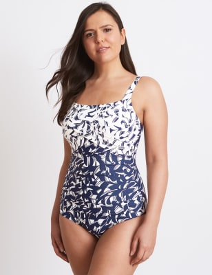 Post Surgery Secret Slimming™ Ruched Swimsuit, M&S Collection