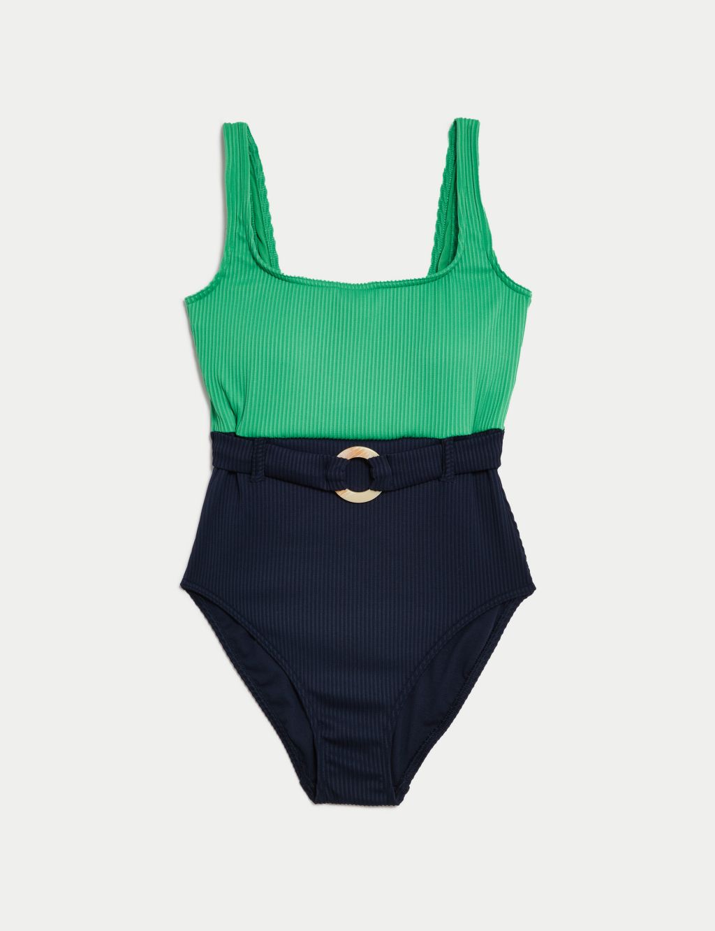 Post Surgery Tummy Control Belted Swimsuit 1 of 1