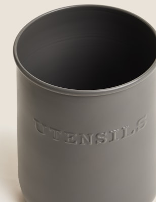 Powder Coated Utensil Jar Image 2 of 3