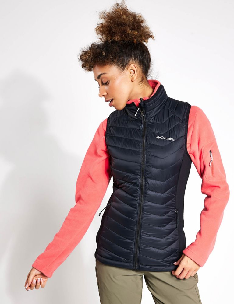 Powder Pass Padded Funnel Neck Gilet 1 of 4