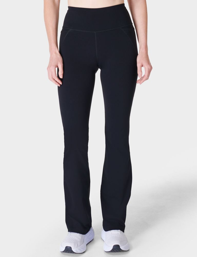 Power High Waisted Bootcut Trousers 1 of 6