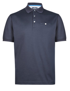 Premium Cotton Polo Shirt Image 2 of 3