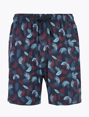 Premium Cotton Pyjama Shorts Image 2 of 4