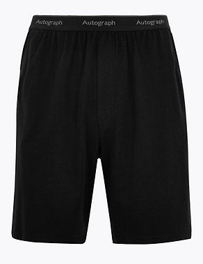 Premium Cotton Supersoft Pyjama Shorts Image 2 of 4