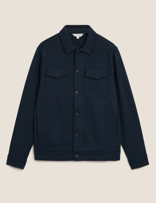 textured overshirt