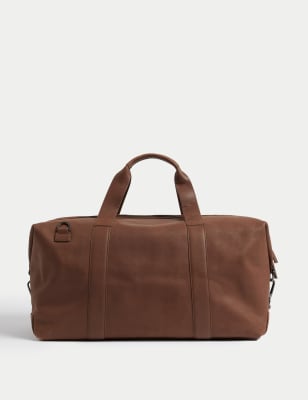 Marks and spencers store leather holdall