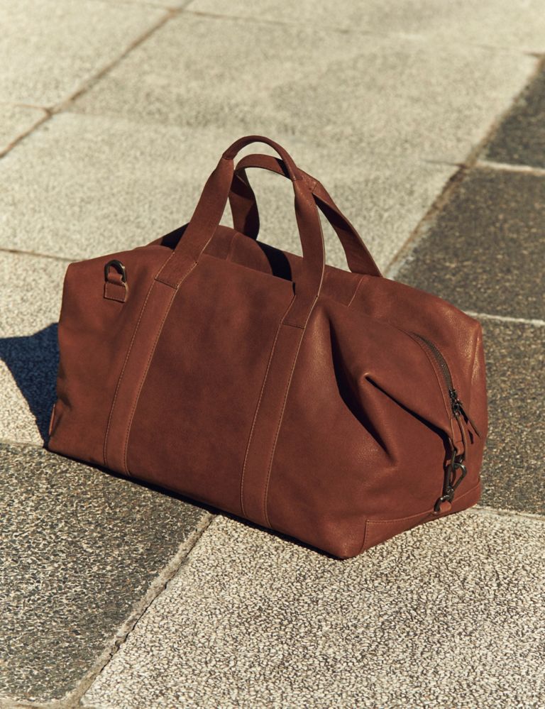 Premium Leather Weekend Bag | M&S Collection | M&S