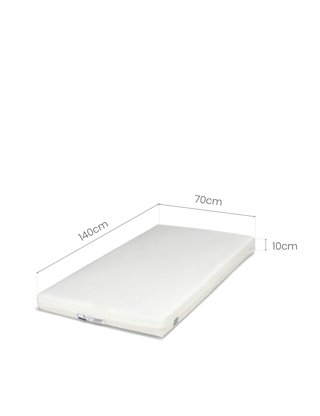 Premium Pocket Spring Cotbed Mattress 1 of 3