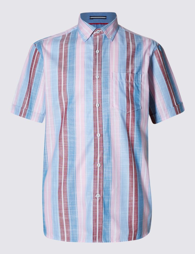 Premium Pure Cotton Bold Striped Shirt 2 of 4