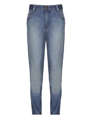 Premium Pure Cotton Straight Leg Jeans (5-14 Years) Image 2 of 3