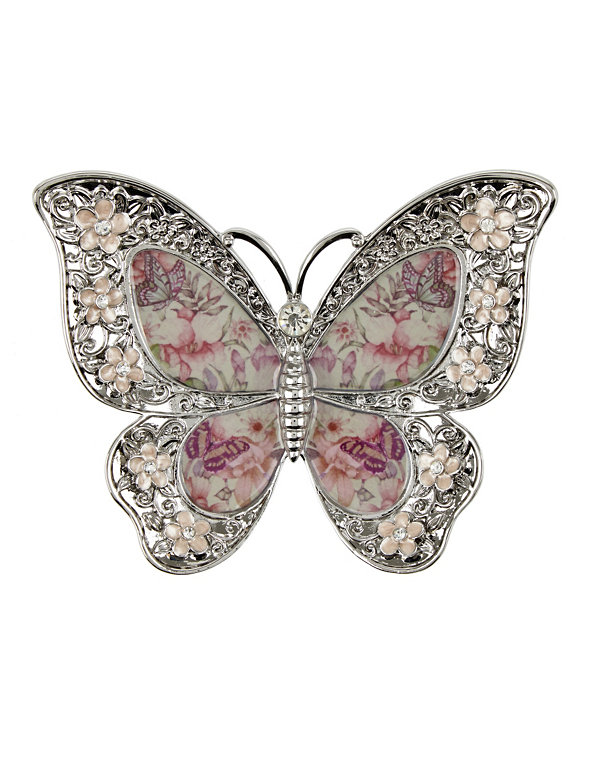 Pretty Butterfly Diamanté Tray Image 1 of 1