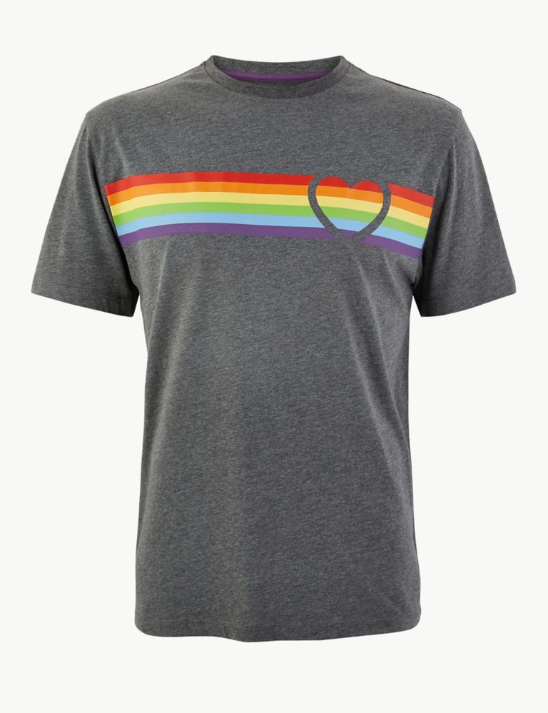 Pride Heart Cotton T-Shirt 2 of 4
