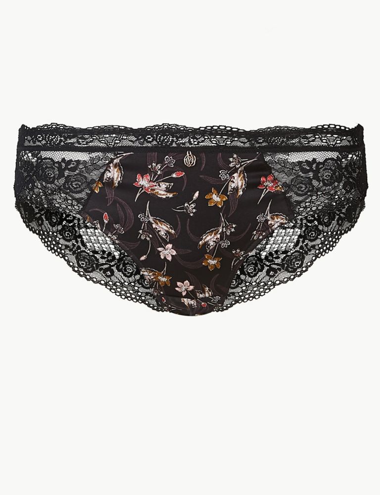 Printed Brazilian Knickers with Silk 2 of 5