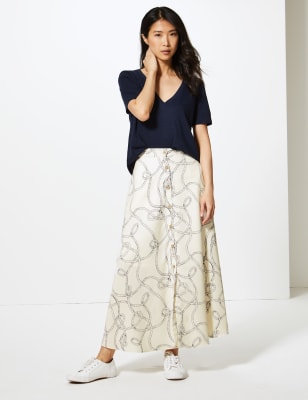 A line skirt marks and clearance spencer