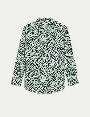 Printed Collared Blouse Image 2 of 5