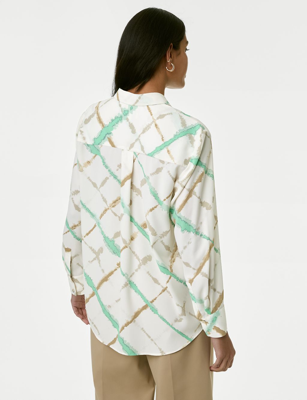 Printed Collared Blouse 5 of 5