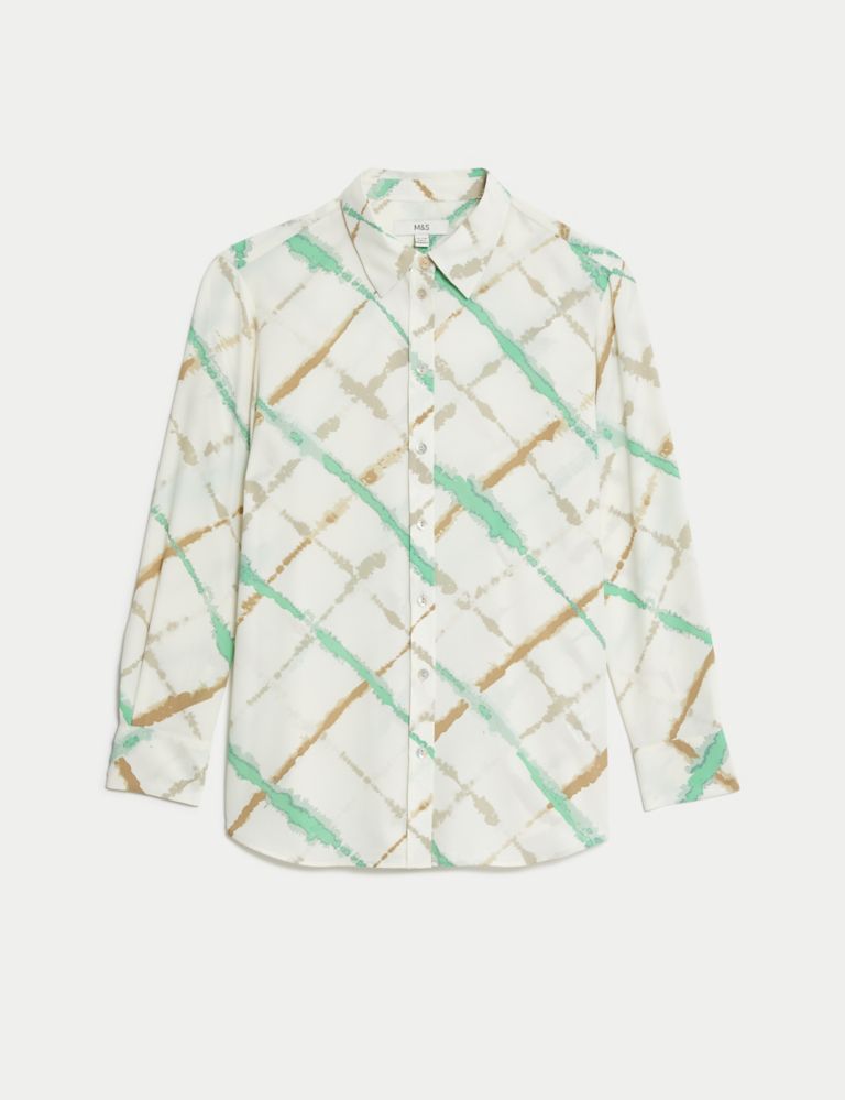Printed Collared Blouse 2 of 5