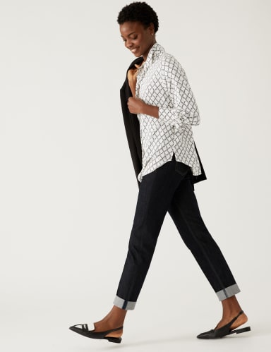 Printed Collared Long Sleeve Shirt 6 of 6