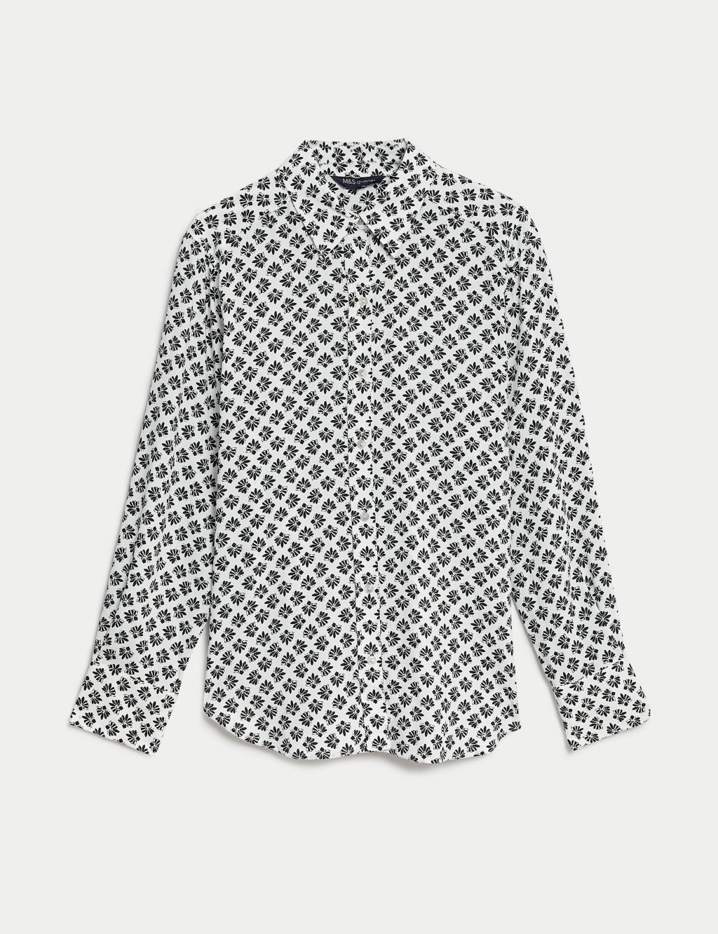 Printed Collared Relaxed Shirt | M&S Collection | M&S