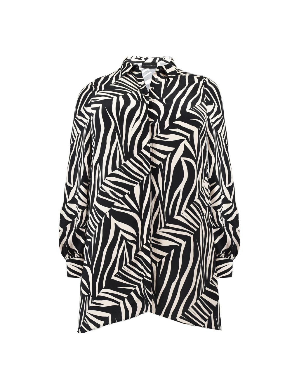 Printed Collared Relaxed Shirt | Live Unlimited London | M&S